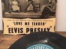 ELVIS PRESLEY 'LOVE ME TENDER' HMV 7E G8199 PICTURE SLEEVE EP