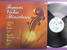 MOZI Aladar - violin, MOZIOVA - piano * LP NM OPUS * Famous Violin Miniatures