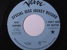 NICK ASHFORD: I Don't Need No Doctor / Young Emotions 45 (dj) rare Soul