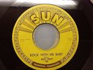 BILLY RILEY ROCK WITH ME BABY ORIGINAL VG  ROCKABILLY 45 SUN LABEL #245