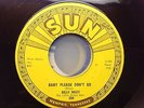 BILLY RILEY BABY PLEASE DON'T GO ORIGINAL M- ROCKABILLY 45 SUN LABEL #289