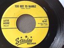 LATTIE MOORE TOO HOT TO HANDLE ORIGINAL RARE STARDAY VG++ ROCKABILLY 45