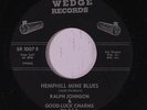 RALPH JOHNSON: Hemphill Mine Blues / Automation 45 Rockabilly