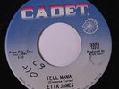 ETTA JAMES: Tell Mama / I'd Rather Go Blind 45 (almost M-, wol) rare Soul