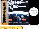 STATUS QUO rockin' all over JAPAN orig LP w/OBI PROMO rare