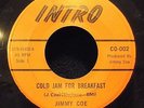 INDIANAPOLIS - R&B - FUNK - JIMMY COE - COLD JAM FOR BREAKFAST - RARE