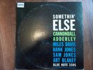 Somethin' Else Cannonball Adderley Miles Davis Blue Note BLP 1595 NM