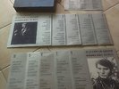 Coffret en jean's Hallyday story  10 vinyls 1961 à 1974