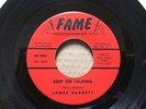 NORTHERN SOUL R&B 45 JAMES BARNETT Keep On Talking on FAME