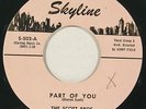 doo wop group 45   SCOTT BROTHERS “Part of You” SKYLINE ’59 nm SUPERB HEAR