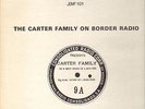 LP The Carter Family The Carter Family On Border Radio John Edwards Memorial