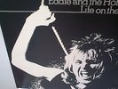 EDDIE + THE HOT RODS LIFE ON THE LINE LP + UNI HAND MADE 1977 GIG POSTER