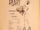 HEART Double Live Gold RARE 2 LPs ORANGE Vinyl + INSERT + STAMP HEAR R-987