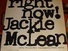 JACKIE McLEAN RIGHT NOW RARE ORIGINAL 1965 BLUE NOTE NY LABEL BLP 4215 MONO EX