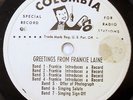 FRANKIE LAINE 78 Radio Promo only spoken intros IDs 10