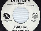 JUDD HAMILTON flight 103 / initials on a tree WHITE LABEL PROMO 45 e113 HEAR IT