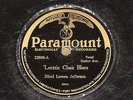 PRE-WAR BLUES BLIND LEMON JEFFERSON 'LECTRIC CHAIR BLUES  PARAMOUNT 12608 78 RPM
