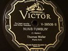 Race Victor V-38508 Thomas Fats Waller-Handful Of Keys/Numb Fumblin' E+ beauty