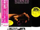 SCORPIONS lonesome crow (1st) JAPAN '76 LP w/OBI PROMO rare