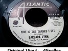 ? Barbara Lynn PROMO 'This Is The Thanks I Get' OLDIE Northern Soul 45