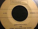 Mega-Rare NM Stereo Single Gerry Mulligan Chet Baker Ornithology / Jersey Bounce