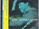 LOU DONALDSON: The Time is Right JAPAN Blue Note VINYL LP NEAR MINT w/ OBI jazz