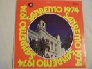 San Remo Festival 1974 Italian Import LP PI Records PILPS-4035