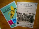 2x Promo Concert-Tour Poster ROBERT PLANT (Led Zeppelin)+THE VELVET UNDERGROUND