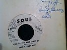 WHEN MY LOVE HAND COMES DOWN DAVID AND JIMMY RUFFIN SIGNED PROMO RED VINYL RARE
