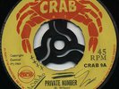 PRIVATE NUMBER / ANOTHER CHANCE ( 100mph 1969 Skinhead Reggae )  ERNEST WILSON ?