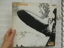 LED ZEPPELIN 1 ST LP SELF TITLED SIGNED IN GOLD BY JIMMY PAGE AND ROBERT PLANT