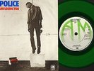 THE POLICE can't stand losing you AMS 7381 green vinyl uk a&m 1978 7