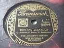 ANDREWS SISTERS*RUM AND COCA COLA/ONE MEAT BALL*EX