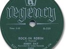 BOBBY DAY Rock'n Roll 78 RPM Record. Rock-In Robin/Over and Over