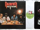 Nazareth . play 'n' the game LP UK Mountain 1976 Black Sabbath Uriah Heep Budgie