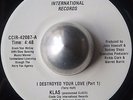 SWEET SOUL KLAS I destroyed your love CIRCLE CITY INTERNATIONAL LISTEN