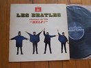 BEATLES : HELP Original FRENCH LP ODEON OSX 230 Blue/Silver EX