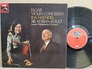 HMV ASD 3598 - Elgar Violin Concerto - Ida HAENDEL/Sir Adrian BOULT LP (B&W)