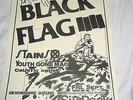 Black Flag Original Flyer 1981 Signed Greg Ginn w/Stains Six Pack Art RARE KBD