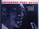 REV. GARY DAVIS LITTLE MORE FAITH ULTRA-RARE ORIG '61 BLUESVILLE MONO LP RVG NM
