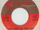 RARE ORIG NORTHERN SOUL 45 - THE BLOSSOMS - THAT'S WHEN THE TEARS START  CLASSIC