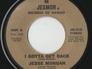 RARE ORIG NORTHERN SOUL FUNK 45 - JESSE MORGAN - I GOTTA GET BACK - JESMOR