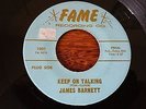 northern soul - james barnett - keep on talking - fame