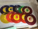 Vintage Roller Skating Vinyl 45' Records Made By Rinx Records
