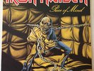 IRON MAIDEN PIECE OF MIND LP ITALY WITH TITLE 