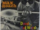Max Roach - Deeds, Not Words LP - Riverside - RLP 12-280 DG VG+