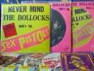 SEX PISTOLS NEVER MIND THE BOLLOCKS, 6 pic discs, 3 singles, 1 dbl LP - CLASH