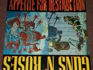 GUNS N' ROSES Appetite For Destruction. UK 1st Press 1987 *Geffen* LP (WX 125)