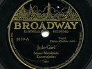 Blue Ridge Highballers, Stone Mountain Entertainers on Broadway 8159, rare