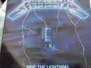 Metallica Ride The Lightning Original Megaforce 1984 LP VG Missprinted back